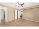 Bedroom with a ceiling fan and closet at 649 S Temple St, Mesa, AZ 85204
