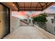 Private patio with awning perfect for outdoor relaxing and enjoying beautiful sunset views at 7222 E Gainey Ranch Rd # 241, Scottsdale, AZ 85258