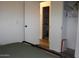 Bright bedroom featuring closet space and access to the bathroom, with clean modern lines at 7807 E Main St # G-23, Mesa, AZ 85207