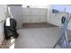 Outdoor patio space featuring grill and patio swing, with view to the shed at 7807 E Main St # G-23, Mesa, AZ 85207