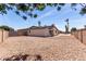 Large backyard featuring privacy fencing and plenty of space, offering endless possibilities for outdoor activities at 8124 N 45Th Ave, Glendale, AZ 85302