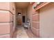 Inviting entryway features a decorative fountain, tile flooring, and solid wood front door at 15809 S 31St St, Phoenix, AZ 85048