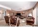 Inviting living room featuring a fireplace and sliding glass doors at 1802 W Encinas St, Gilbert, AZ 85233
