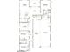 Detailed floor plan showcasing the layout with bedrooms, kitchen, living spaces, and garage at 18676 E Helian Dr, Gold Canyon, AZ 85118