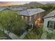 Overhead view of home featuring a cozy backyard, lush desert landscaping and an immaculate exterior at 20872 W Thomas Rd, Buckeye, AZ 85396