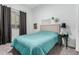 Bedroom boasts carpet, contemporary decor, and a comfortable bed creating a serene and inviting atmosphere at 22323 E Via Del Jardin --, Queen Creek, AZ 85142