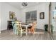 Sunny dining room with a colorful table and chairs, perfect for Gathering meals at 22323 E Via Del Jardin --, Queen Creek, AZ 85142