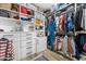 Walk-in closet with custom shelving and ample storage for organization at 2282 E Zion Way, Chandler, AZ 85249
