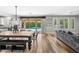 Open dining area provides seamless indoor-outdoor living with views of the sparkling pool at 2282 E Zion Way, Chandler, AZ 85249