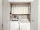 Bright laundry closet with a modern, full-sized washing machine and dryer at 2929 E Main St # 471, Mesa, AZ 85213