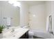 Cozy bathroom with a single vanity, bathtub/shower combo, and neutral tile, perfect for relaxation and functionality at 3113 E Danbury Rd # 10, Phoenix, AZ 85032