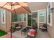 Inviting patio with comfortable seating, perfect for entertaining and enjoying outdoor living at 3783 E Stiles Ln, Gilbert, AZ 85295