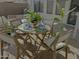 Cozy back patio with a quaint table and chairs, perfect for outdoor dining at 4925 W Bluefield Ave, Glendale, AZ 85308