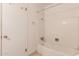 Bathroom featuring a bathtub and shower combination at 548 W Linda Ln, Chandler, AZ 85225