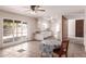 Bright dining area with tile floors and views of the kitchen and outdoor area at 548 W Linda Ln, Chandler, AZ 85225