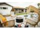 Stylish backyard featuring a pool, fire pit, lounge seating, dining table, and lush landscaping, perfect for outdoor enjoyment at 5541 E Cheery Lynn Rd, Phoenix, AZ 85018