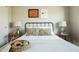Cozy bedroom with modern decor, comfortable bed, and breakfast, with an inviting and relaxing atmosphere at 5541 E Cheery Lynn Rd, Phoenix, AZ 85018