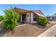 Charming home featuring a cozy covered porch and low-maintenance desert landscaping at 8103 E Southern Ave # 75, Mesa, AZ 85209
