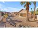 Low maintenance backyard featuring desert landscaping, a covered patio and mountain views at 15232 S 36Th Pl, Phoenix, AZ 85044