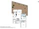Overhead floor plan shows home's layout, dimensions, and garage at 15232 S 36Th Pl, Phoenix, AZ 85044