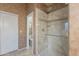Beautiful bathroom featuring a glass-enclosed shower and separate toilet room at 16333 E Crystal Point Dr, Fountain Hills, AZ 85268