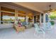 Charming covered patio with comfortable seating, perfect for enjoying the outdoors at 16333 E Crystal Point Dr, Fountain Hills, AZ 85268