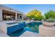 Beautiful pool and patio area, perfect for outdoor relaxation and entertaining at 16333 E Crystal Point Dr, Fountain Hills, AZ 85268