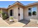 Inviting home entrance features a secure door, xeriscaping, and a stylish mailbox for added curb appeal at 1661 E Bishop Dr, Tempe, AZ 85282