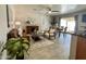 Open-concept living space features a comfortable living area with seating and a dining area with natural light at 1661 E Bishop Dr, Tempe, AZ 85282