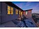 Balcony with seating and desert views, enhancing the outdoor living experience in this beautiful home at 18121 W Las Cruces Dr, Goodyear, AZ 85338