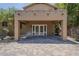 Charming covered back patio with brick floors and direct access to the house at 1838 W Enfield Way, Chandler, AZ 85286