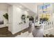 Open-concept home features bright living room with contemporary decor and desert views at 25555 N Windy Walk Dr # 34, Scottsdale, AZ 85255