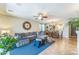 Open-concept living room featuring stylish furniture and lots of natural light at 277 E Kaibab Dr, Chandler, AZ 85249