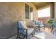 Inviting patio with comfortable seating, perfect for enjoying outdoor relaxation and casual conversations at 277 E Kaibab Dr, Chandler, AZ 85249
