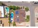 Drone eye view of a home with solar panels and a backyard pool at 4353 W Villa Rita Dr, Glendale, AZ 85308