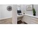 Bright home office area with built-in desk and stylish decor at 4360 N 186Th Ln, Goodyear, AZ 85395