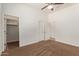 Bedroom featuring a ceiling fan, a walk-in closet and a standard closet at 4404 W Olney Ave, Laveen, AZ 85339
