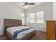 Bedroom with carpet, ceiling fan, natural light from multiple windows at 4404 W Olney Ave, Laveen, AZ 85339