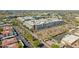 Aerial view of the modern city apartment buildings with parking at 7021 E Earll Dr # 204, Scottsdale, AZ 85251