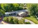 Expansive aerial view showcases the mature landscaping, and driveway at 8302 S Jentilly Ln, Tempe, AZ 85284