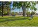 Community park with seating offering a serene setting for relaxation and socializing at 8302 S Jentilly Ln, Tempe, AZ 85284