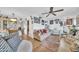 Comfortable living room with couches and an open layout to dining area at 919 E Villa Maria Dr, Phoenix, AZ 85022