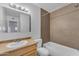 Bathroom featuring bathtub, toilet and sink at 1020 E Concorda Dr, Tempe, AZ 85282