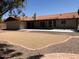 Backyard featuring a covered patio, tile roof, and ample space for recreation at 1156 E Vinedo Ln, Tempe, AZ 85284