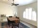 Bright dining room featuring a stylish window, and ample space for hosting at 1156 E Vinedo Ln, Tempe, AZ 85284