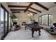 Relaxing game room with billiard table, fireplace, and plenty of seating at 13931 E Via Linda --, Scottsdale, AZ 85259