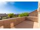 The balcony is shaded with great views of the surrounding neighborhood at 22063 N 77Th St, Scottsdale, AZ 85255