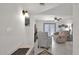 View of the living room with tiled floor, ceiling fan, and plush seating area at 3345 E University Dr # 47, Mesa, AZ 85213