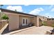 Charming neutral-colored patio with brick pavers and outdoor seating at 3345 E University Dr # 47, Mesa, AZ 85213
