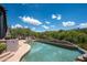 Inviting outdoor pool with desert landscaping, lounge chairs, and blue skies on a sunny day at 41503 N 109Th Pl, Scottsdale, AZ 85262